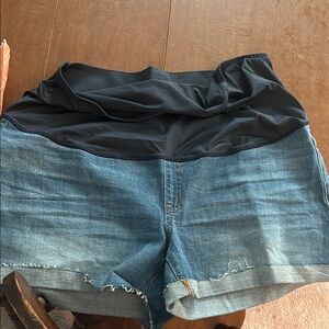 Madewell Maternity Jean Shorts